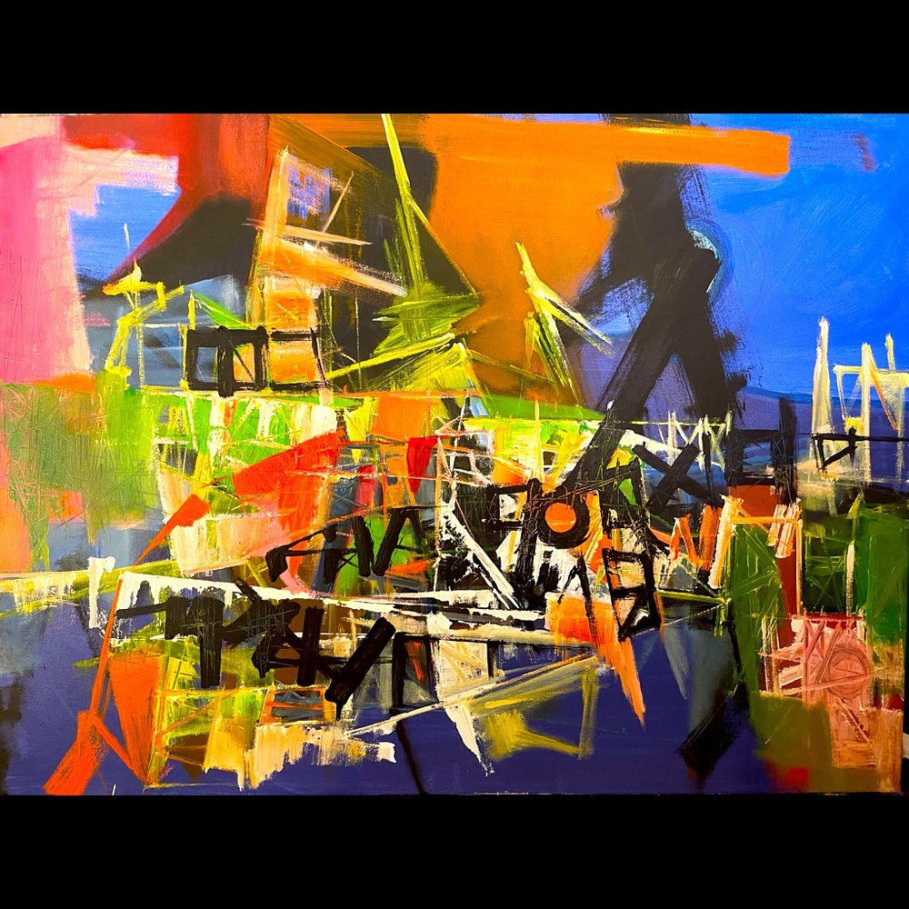 Jacklord Andrada Tomas Painting “Breaching Water”